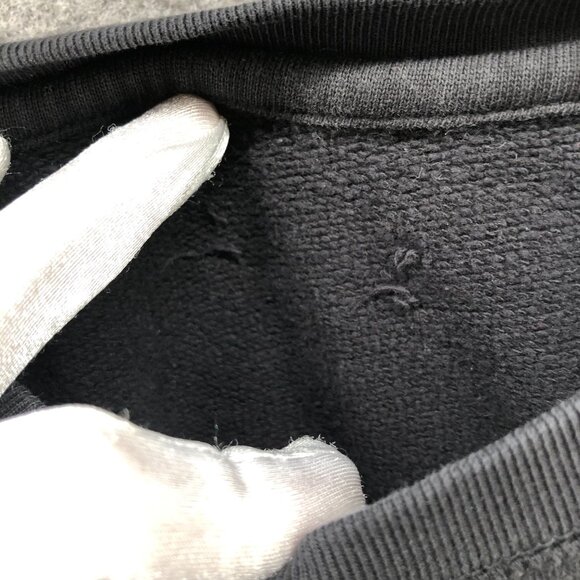 Zadig & Voltaire Black Sweatshirt Womens S Gold Skull Crewneck Pullover - Picture 6 of 9